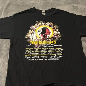 Gildan Black 88th Anniversary Redskins T-Shirt